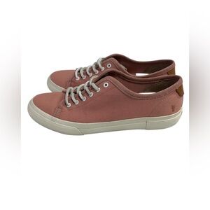 Frye, Canvas and Leather Sneakers, Size 8.5